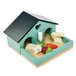 Jouets En Bois -Jouets En Bois accessoires maison de poupees clapier de lapin tender leaf toys jouets en bois 1