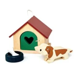 Jouets En Bois -Jouets En Bois accessoires maison de poupees niche du chien tender leaf toys jouets en bois 1