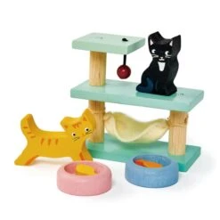 Jouets En Bois 46 Accessoires Maison De Poupées Les Chats Tender Leaf Toys® - Jouets En Bois