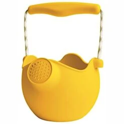 Arrosoir Enfant En Silicone Jaune Moutarde Scrunch® - Jouets De Plage