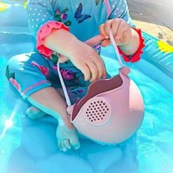 Arrosoir Enfant En Silicone Vieux Rose Scrunch® - Jouets De Plage -Jouets En Bois arrosoir enfant en silicone vieux rose scrunch jouets de plage 3