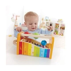 Banc à Marteler Xylophone 2 En 1 Hape® - Jouets En Bois -Jouets En Bois banc a marteler xylophone 2 en 1 hape jouets en bois 3