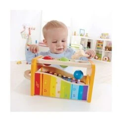 Banc à Marteler Xylophone 2 En 1 Hape® - Jouets En Bois -Jouets En Bois banc a marteler xylophone 2 en 1 hape jouets en bois 4