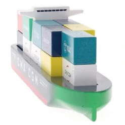 Bateau Navire Porte Conteneurs Jacques Saadé CMA CGM Vilac®- Jouets En Bois -Jouets En Bois bateau navire porte conteneurs jacques saade cma cgm vilac jouets en bois 4