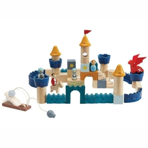 Jeu De Construction Château Fort 47 Pièces Orchard Plantoys® - Jouet En Bois 4 Jeu De Construction Château Fort 47 Pièces Orchard Plantoys® - Jouet En Bois – Image 2