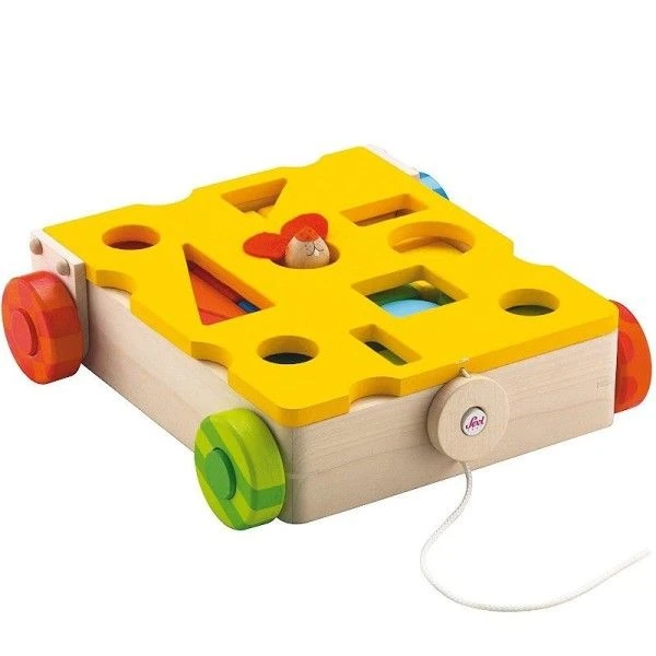 Boite à Forme à Trainer Cube Souris Sevi 1831 - Jouets En Bois 4 Boite à Forme à Trainer Cube Souris Sevi 1831 - Jouets En Bois – Image 2