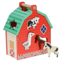 Boite à Formes Valise Ma Belle Ferme Avec Animaux Vilac® - Jouets En Bois -Jouets En Bois boite a formes valise ma belle ferme avec animaux vilac jouets en bois 4