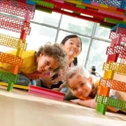 Briques De Construction Hello Box Rainbow Mix 100 Bioblo® - Blocs De Construction -Jouets En Bois briques de construction hello box rainbow mix 100 bioblo blocs de construction 6