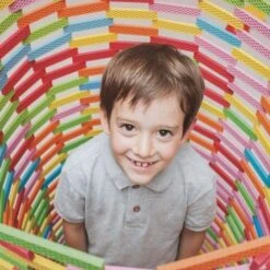 Briques De Construction Hello Box Rainbow Mix 100 Bioblo® - Blocs De Construction -Jouets En Bois briques de construction hello box rainbow mix 100 bioblo blocs de construction 9