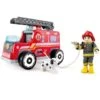 Camion De Pompiers En Bois Grande Echelle Hape- Jouets En Bois -Jouets En Bois camion de pompiers en bois grande echelle hape jouets en bois