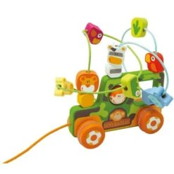 Camion Safari Labyrinthe AfricainSevi 1831 - Jouets Bois à Tirer