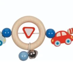 Chaîne De Poussette En Bois Avec Clips Voitures Goki® - Accessoire Bébé Bio -Jouets En Bois chaine de poussette en bois avec clips voitures goki accessoire bebe bio 3