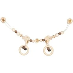 Chaîne De Poussette En Bois Ecureuil Heimess® - Accessoire Bébé Bio