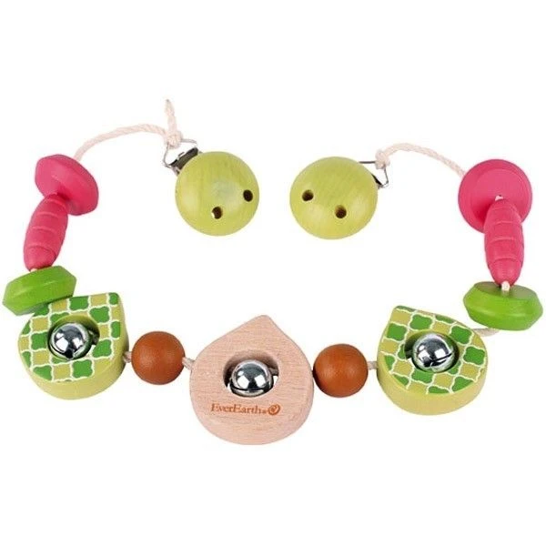 Chaîne De Poussette Gouttes De Nature EverEarth® - Jouets Bois 2 Chaîne De Poussette Gouttes De Nature EverEarth® - Jouets Bois