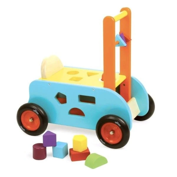 Chariot De Marche En Bois Boite à Forme Multi Activités3 En 1 Vilac®- Jouet Bébé 3 Chariot De Marche En Bois Boite à Forme Multi Activités3 En 1 Vilac®- Jouet Bébé