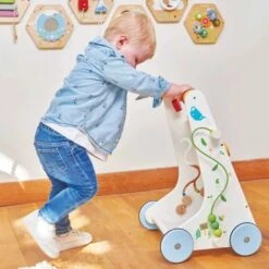 Chariot De Marche Multi Activités Nuage & Arc En Ciel Le Toy Van® - Jouets En Bois -Jouets En Bois chariot de marche multi activites arc en ciel le toy van jouets en bois 8