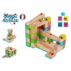 Circuit De Billes En Bois 68 Pièces Jeujura | Ref: 8366 - Jeux De Billes -Jouets En Bois circuit de billes en bois 68 pieces jeujura ref 8366 jeux de billes 2