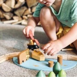 Circuit De Train En Bois Pins Sauvages 97 Pièces Tender Leaf Toys® - Jouets En Bois -Jouets En Bois circuit de train en bois pins sauvages tender leaf toys jouets en bois 7