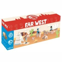 Figurines En Bois Coffret Far West Jeujura | Ref: 8277 - Jouets Ecologiques -Jouets En Bois coffret far west jeujura ref 8277 jouets ecologiques 3