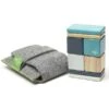 Cubes En Bois Magnétiques Tegu® Original Pocket Pouch Bleus - Jouets En Bois -Jouets En Bois cubes en bois magnetiques tegu original pocket pouch bleus jouets en bois