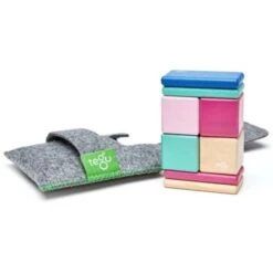 Cubes En Bois Magnétiques Tegu® Original Pocket Pouch Blossom - Jouets En Bois -Jouets En Bois cubes en bois magnetiques tegu original pocket pouch blossom jouets en bois 10