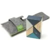 Cubes En Bois Magnétiques Tegu® Prism Pocket Pouch Bleus - Jouets En Bois -Jouets En Bois cubes en bois magnetiques tegu prism pocket pouch bleus jouets en bois