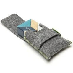 Cubes En Bois Magnétiques Tegu® Prism Pocket Pouch Bleus - Jouets En Bois -Jouets En Bois cubes en bois magnetiques tegu prism pocket pouch bleus jouets en bois 5