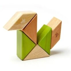 Cubes En Bois Magnétiques Tegu® Prism Pocket Pouch Jungle - Jouets En Bois -Jouets En Bois cubes en bois magnetiques tegu prism pocket pouch jungle jouets en bois 6