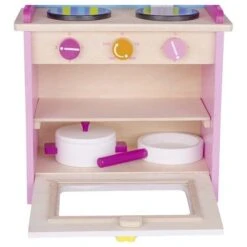 Dinette Cuisine En Bois Rose Susibelle Goki - Jouets En Bois -Jouets En Bois dinette cuisine en bois rose susibelle goki jouets en bois 2