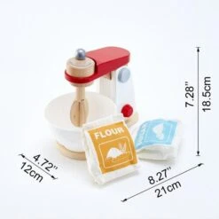 Dinette Cuisine Mixeur En Bois Kitchen Aid Blanc Hape® - électroménager Jouet -Jouets En Bois dinette cuisine mixeur en bois kitchen aid blanc hape electromenager jouet 4