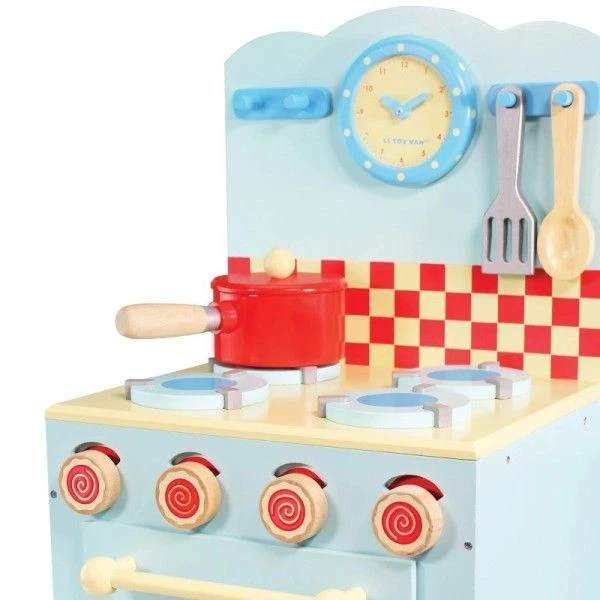 Dinette En Bois Bleue Cuisinière Avec Four 'Honey Bake' Le Toy Van® - Jouets En Bois 4 Dinette En Bois Bleue Cuisinière Avec Four 'Honey Bake' Le Toy Van® - Jouets En Bois – Image 2