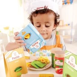 Dinette Hape Aliments Assortiment De Pâtes - Jouets Dinette -Jouets En Bois dinette hape aliments assortiment de pates jouets dinette 2
