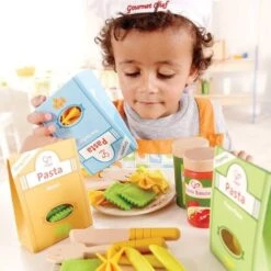 Dinette Hape Aliments Assortiment De Pâtes - Jouets Dinette -Jouets En Bois dinette hape aliments assortiment de pates jouets dinette 3