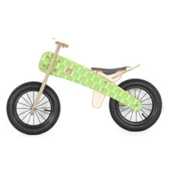 Draisienne Dip Dap® 10 Pouces Ours Verts Avec Sacoche- Draisienne Bois