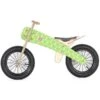 Draisienne Dip Dap® 12 Pouces Ours Verts Avec Sacoche- Draisienne Bois -Jouets En Bois draisienne dip dap 12 pouces ours verts draisienne bois