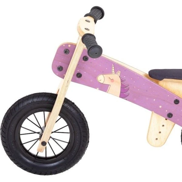 Draisienne En Bois Dip Dap® 12 Pouces 3-5 Ans Licorne Selle Grise - Draisienne Bois 4 Draisienne En Bois Dip Dap® 12 Pouces 3-5 Ans Licorne Selle Grise - Draisienne Bois – Image 2