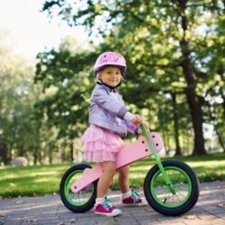 Draisienne En Bois Dip Dap® 12 Pouces Pink Spring 'rose' - Draisienne 3 Ans -Jouets En Bois draisienne en bois dip dap 12 pouces pink spring rose draisienne 3 ans 5