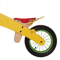 Draisienne En Bois Dip Dap® 12 Pouces Yellow Spring 'Jaune & Rouge' - Draisienne 3 Ans -Jouets En Bois draisienne en bois dip dap 12 pouces yellow spring jaune rouge draisienne 3 ans 2