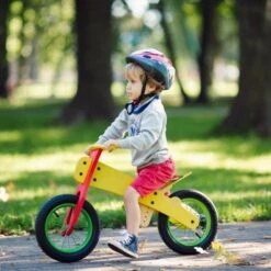 Draisienne En Bois Dip Dap® 12 Pouces Yellow Spring 'Jaune & Rouge' - Draisienne 3 Ans -Jouets En Bois draisienne en bois dip dap 12 pouces yellow spring jaune rouge draisienne 3 ans 5