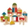 EverEarth® Cubes Blocs De Construction Seau 50 Pièces - Jouets Bois -Jouets En Bois everearth cubes blocs de construction seau 50 pieces jouets bois