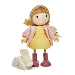 Figurine Maison De Poupées Amy Et Son Lapin Tender Leaf Toys® - Jouets En Bois
