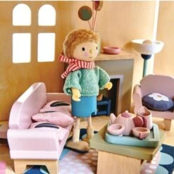 Figurine Maison De Poupées Mr Goodwood Et Son Chien Tender Leaf Toys® - Jouets En Bois -Jouets En Bois figurine maison de poupees mr goodwood et son chien tender leaf toys jouets en bois 3
