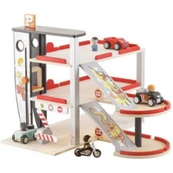 Garage Petites Voitures Parking Graffiti 3 Niveaux Sevi® 1831 - Garage En Bois