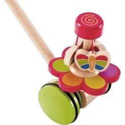 Canne à Pousser Tourniquet à Papillons Hape®- Jouets Bio Hape -Jouets En Bois hape canne a pousser tourniquet a papillons jouets bio hape 2