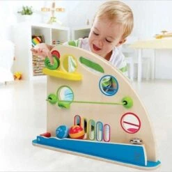 Circuit Billes Roller Derby Hape® - Jouets Hape -Jouets En Bois hape circuit billes roller derby jouets hape 2