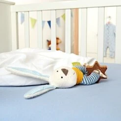 Hochet Anneau De Dentition Bio Sigikid® Lapin Bleu Green 14 Cm - Hochet Tissu Coton Bio -Jouets En Bois hochet anneau de dentition bio sigikid lapin bleu green 14 cm hochet tissu coton bio 3