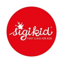 Jouets En Bois -Jouets En Bois hochet anneau de dentition bio sigikid mouton velours de coton vichy rose green 13 cm hochet tissu coton bio 1