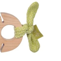 Hochet Bois Et Coton Bio Sigikid® Feuille 11 Cm - Hochet Bois Coton Bio -Jouets En Bois hochet bois et coton bio sigikid feuille 11 cm hochet bois coton bio 2