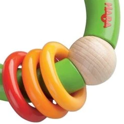 Hochet Bois HABA® Grenouille - Hochets Bébé -Jouets En Bois hochet bois haba grenouille hochets bebe 2