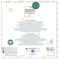 Hochet En Bois Et Papier Bruissant Pollen 16cm Coton Bio Doudou Et Compagnie® - Doudou Bio Français -Jouets En Bois hochet en bois et papier bruissant pollen 16cm coton bio doudou et compagnie doudou bio francais 4